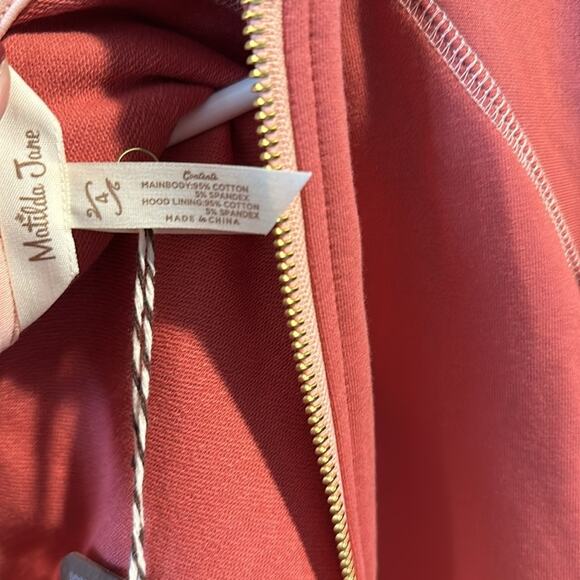 Matilda Jane size 4 Blair Zip Front Ruffle Hem Hoodie - Picture 8 of 14